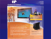 Tablet Screenshot of continentaledison.com